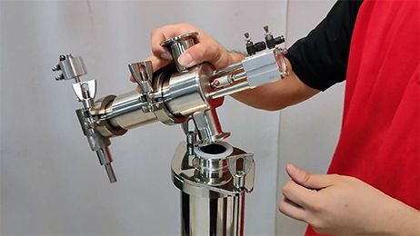 Neostarpack filling machine Cleaning of adjustable parts