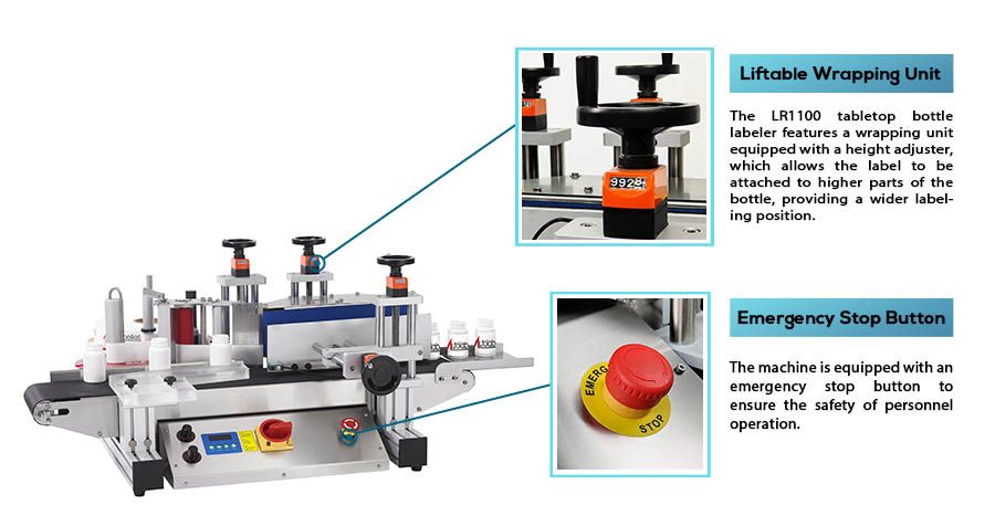 Fournir une position de marquage plus élevée pour les bouteilles spéciales