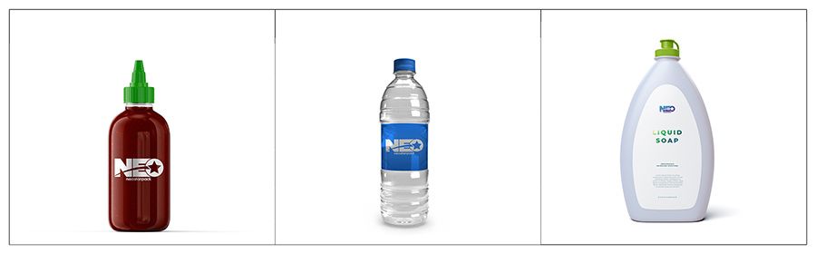 Produk yang cocok untuk Mesin Pengisian Pompa Gigi Meja Semi-Auto Neostarpack adalah saus tomat, air mineral, dan shower gel.