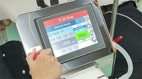 Neostarpack HMI screen