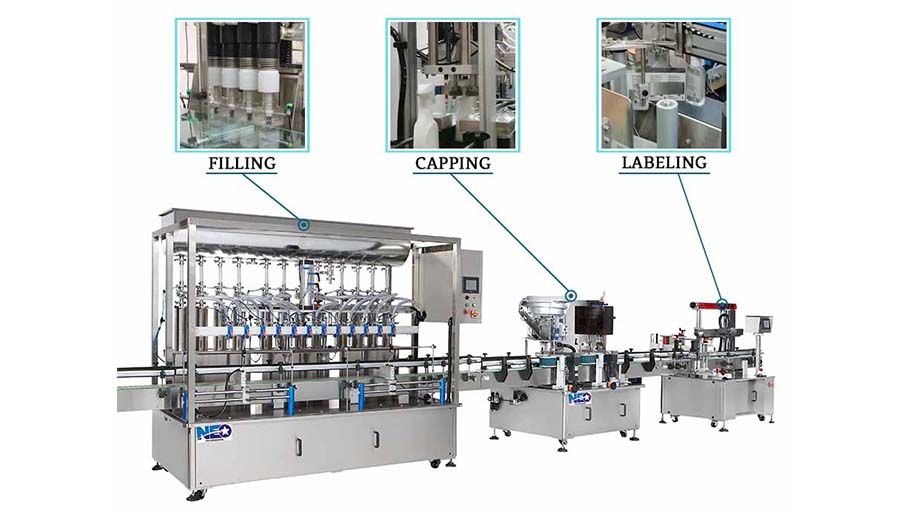 Linha de produção de solução inseticida