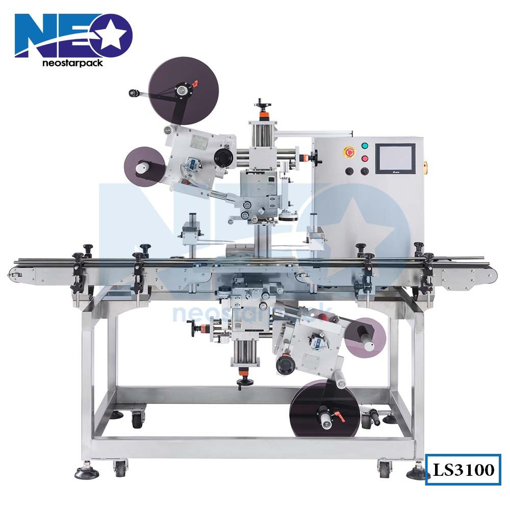 top and bottom tamp labeling machine